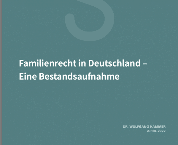Studie zum Familienrecht - Dr. Hammer